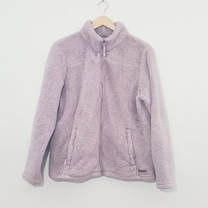 Free Country purple zip up fleece size large